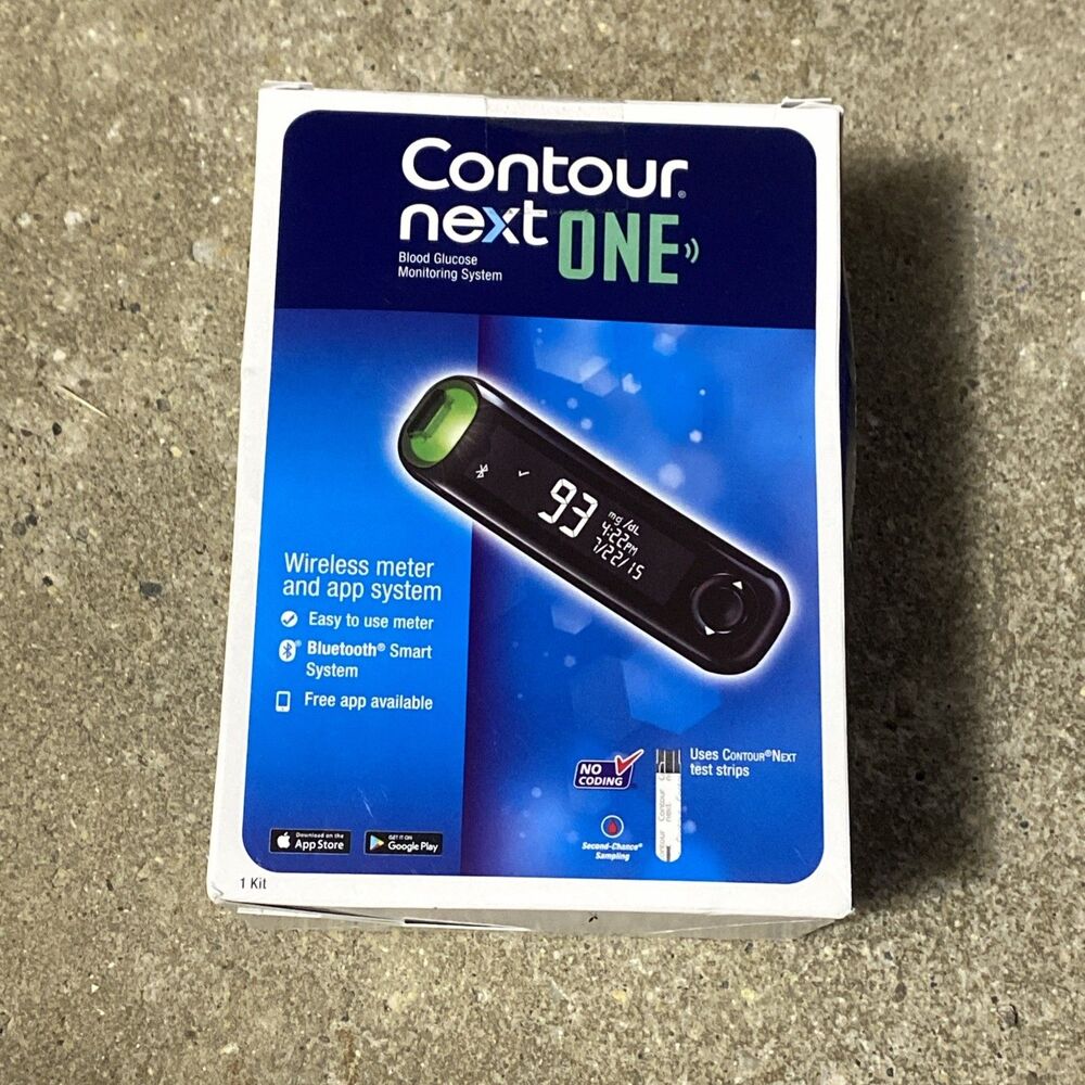 Contour Next One Blood Sugar Diabetic Glucose Monitoring System Exp 11/30/2020